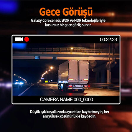 Rexing V1 Lite 2K WiFi Araç Kamerası + 32GB SD Kart