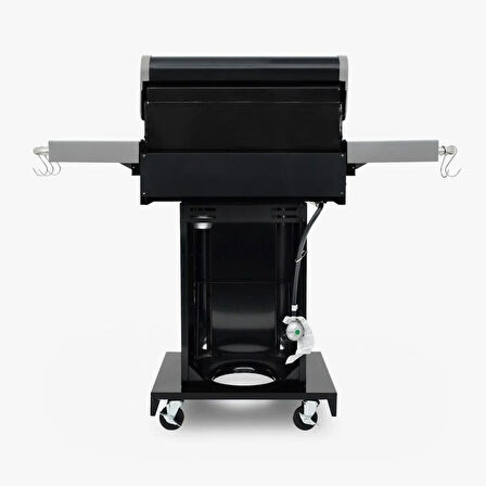 Kenmore Gazlı Barbekü 3 Ocaklı Siyah - Metal