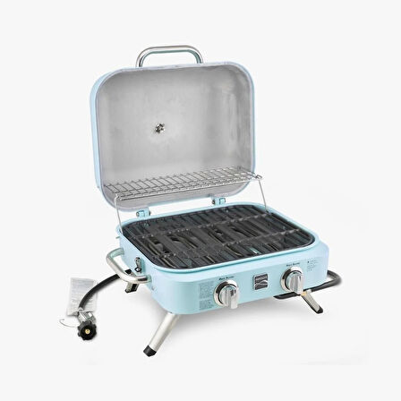 Kenmore Masa Üstü Gazlı Barbekü Turkuaz