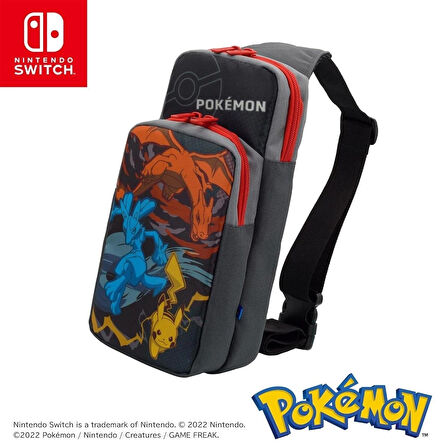 Nintendo Switch 2 Adventure Pack Pikachu, Charizard, Lucario Edition Taşıma Çantası Lisanslı