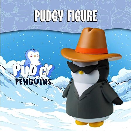 Pudgy Penguen Figür-Gri