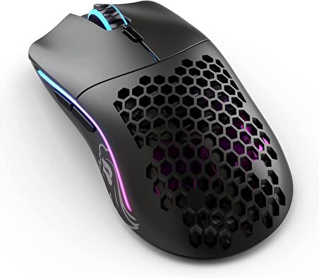 Glorious Model O- Minus Kablosuz Mat Siyah Orta/Küçük El RGB Oyuncu Mouse GLO-MS-OMW-MB