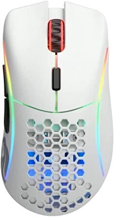 Glorious Model D- Minus Kablosuz Mat Beyaz Orta/Küçük El RGB Oyuncu Mouse GLO-MS-DMW-MW