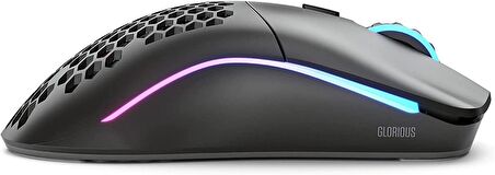 Glorious Model D- Minus Kablosuz Mat Siyah Orta/Küçük El RGB Oyuncu Mouse GLO-MS-DMW-MB