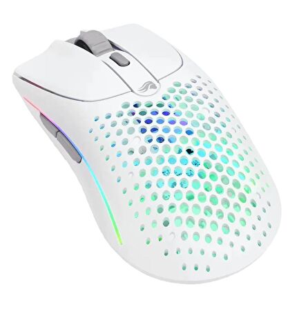 Glorious Model O 2 Wireless GLO-MS-OWV2-MW 26.000 DPI 6 Tuş RGB Beyaz Kablosuz Gaming (Oyuncu) Mouse