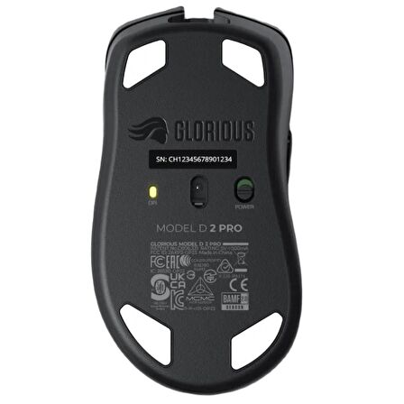 Glorious Model D 2 Pro GLO-MS-PDWV2-1K-B 26000 DPI 6 Tuş 1K Optik Siyah Kablosuz Gaming (Oyuncu) Mouse