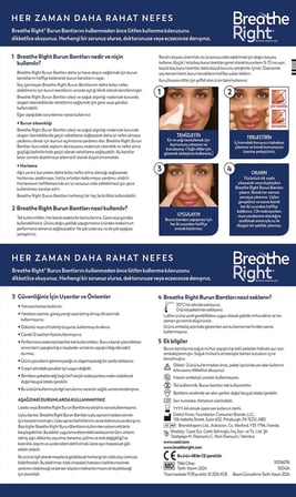 Breathe Şeffaf Burun Bantları 10'lu YENİ Ambalajında 60 ADET (6 KUTU)
