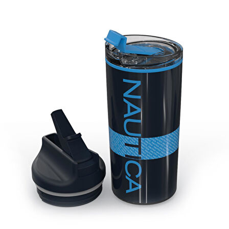 Nautica NTM02 Sport Termos Paslanmaz Çelik 650 ml Navy Sky Blue
