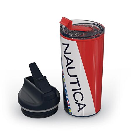 Nautica NTM02 Sport Termos Paslanmaz Çelik 500 ml Navy Flags