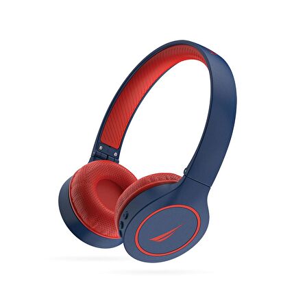 Nautica H120 Stereo Kablosuz Bluetooth Mikrofonlu Kulaküstü Kulaklık Navy Kırmızı