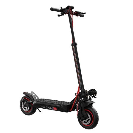 Nautica Drive A1200x Katlanabilir Elektrikli Amortisörlü 1200W Scooter Siyah