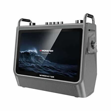 Monster Superstar 800 2 Mikrofonlu Hepsi Bir Arada Bluetooth Karaoke Sistem Hoparlörü 200W