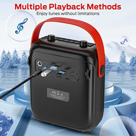 Monster Tasinabilir Fm Radyolu Bluetooth Hoparlör 40W