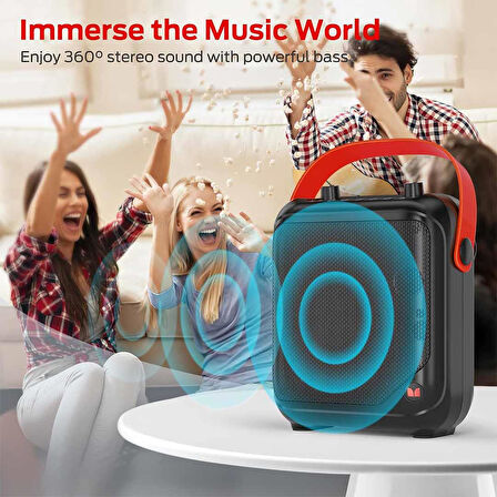Monster Tasinabilir Fm Radyolu Bluetooth Hoparlör 40W