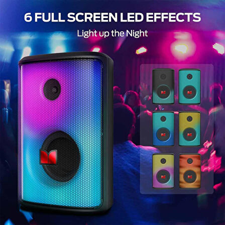 Monster Sparkle Bluetooth Tasinabilir Kablosuz Hoparlörler 80W