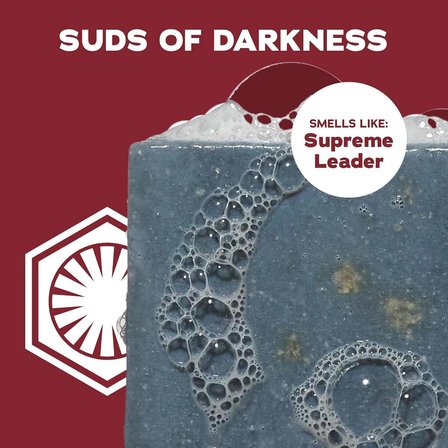 Dr. Squatch Natural Men's Bar Soap – Star Wars Inspired – Natural Cold Process Soap Bar – Suds of Darkness 141g Kalıp Sabun