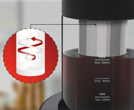 Instant Pot Cold Brewer 140624501EU Hızlı Soğuk Demleme Kahve Makinesi - Siyah (600W, 950 ml, FlashExtract Teknolojisi)