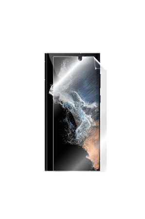 Samsung Galaxy S22 Ultra Uyumlu Görünmez Hydrogel Ekran Koruyucu