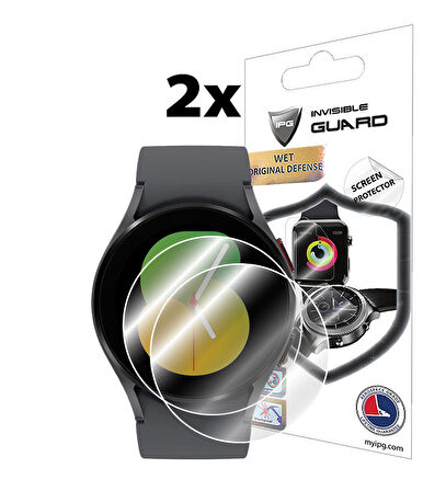 Samsung Galaxy Watch 5 40 mm ile uyumlu IPG Ekran Koruyucu (2 Adet)