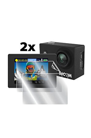 Sjcam Sj4000 Air Aksiyon Kamera Ile Uyumlu Hydrogel Ekran Koruyucu (2 ADET)