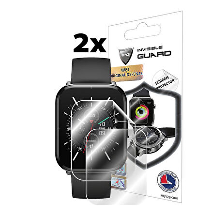 MiBro Color Watch Akıllı Saat ile uyumlu IPG Ekran Koruyucu (2 Adet)