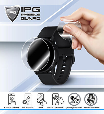 U.S Polo Assn. Connect USPA3002 (USPA3002-01/04) Akıllı Saat ile uyumlu IPG Ekran Koruyucu (2 Adet)