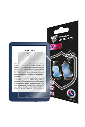 Kindle Touch 6” E-kitap Okuyucu (2022) Uyumlu Görünmez Ekran Koruyucu