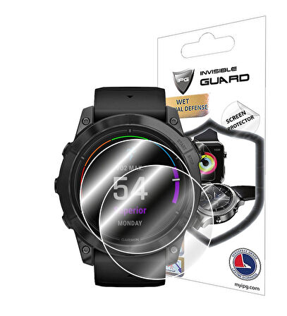 IPG Garmin epix Pro (Gen 2) (51 mm) Standard - Sapphire  Ekran Koruyucu (2 Adet)