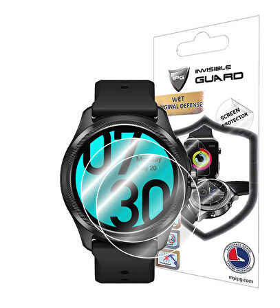 Ticwatch Pro 5 ile uyumlu IPG Hydrogel Ekran Koruyucu (2 Adet)