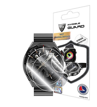 Dt3 Mate Smart Watch ile uyumlu IPG Hydrogel Ekran Koruyucu (2 Adet)