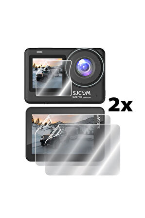 SJCAM SJ10 PRO - SJ11 Active Camera ile uyumlu IPG Hydrogel Ekran Koruyucu (2 Adet)