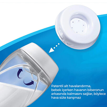 Playtex Baby™ Ventaire® Yenidoğan Bebek Biberonu, Kolik & Reflü Önlemeye Yardımcı,178 ml,  0+ Ay, Yavaş Akış,1 Adet 