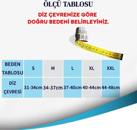 Vizor CODE 509 Destekli Sporcu Dizliği