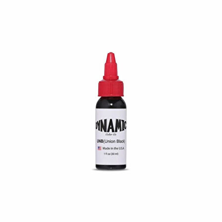 Dynamic Union Black - Siyah Tattoo Dövme Boyası - 1 oz/30ml