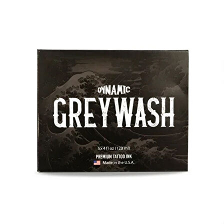 Dynamic Greywash Set 4oz/120ml - 4*4 oz Gölge Seti + 4 oz Mixing Solution