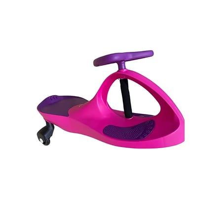 art ahşap pedalsız kaykay- pembe mor