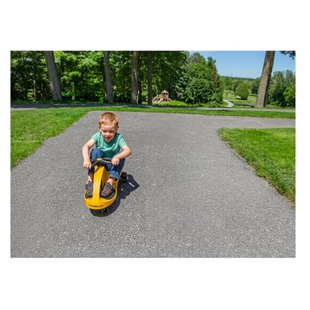 art ahşap pedalsız kaykay - sarı