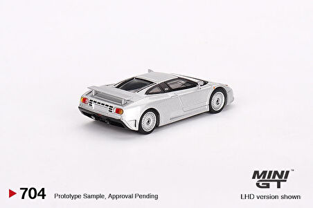 Mini GT Bugatti EB110 GT Grigio Chiaro 1:64 704