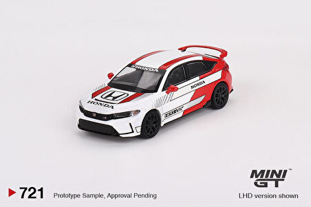 Mini GT Honda Civic Type R #2 2023 Pace Car White 721