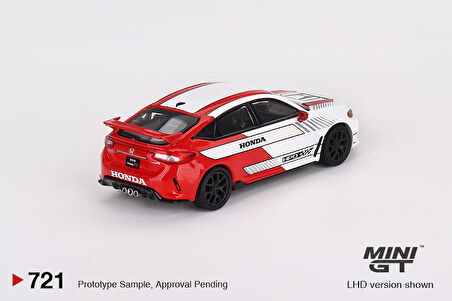 Mini GT Honda Civic Type R #2 2023 Pace Car White 721