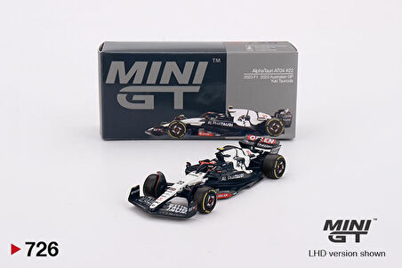 Mini GT AlphaTauri AT04 #22 Yuki Tsunoda 2023 F1 2023 Australian GP 726