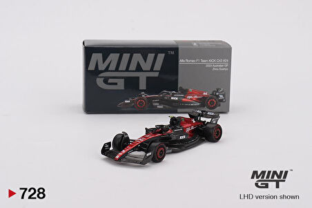 Mini GT Alfa Romeo C43 #24 Zhou Guanyu 2023 F1 2023 Australian GP 728