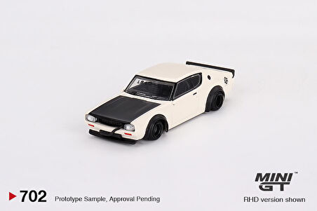 Mini GT Nissan Skyline Kenmeri Liberty Walk White 702