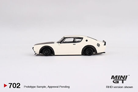 Mini GT Nissan Skyline Kenmeri Liberty Walk White 702