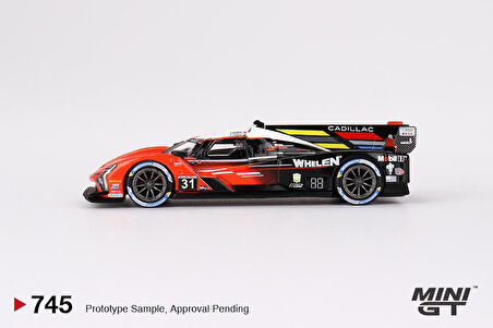 Mini GT Cadillac V-Series.R #31 Whelen Engineering Cadillac Racing 2023 IMSA Sebring 12 Hrs Winner 745