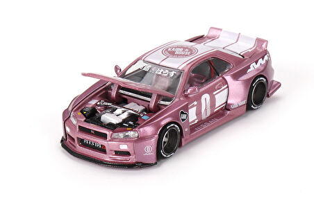 Mini GT Kaido House Nissan Skyline GT-R (R34) KAIDO RACING FACTORY V1 128