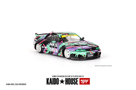 Mini GT Kaido House Nissan Skyline GT-R (R33) HKS V1 129