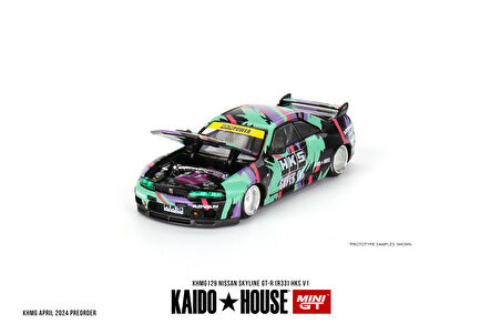 Mini GT Kaido House Nissan Skyline GT-R (R33) HKS V1 129