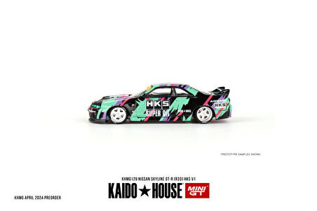 Mini GT Kaido House Nissan Skyline GT-R (R33) HKS V1 129