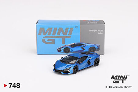 Mini GT Lamborghini Revuelto Blu Eleos 748